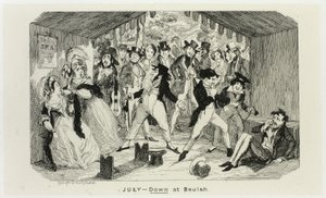 Juillet - Down at Beulah from George Cruikshank