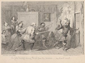Londres. La taverne de la Tête de Sanglier à Eastcheap : 