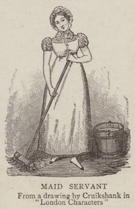 Servante - George Cruikshank