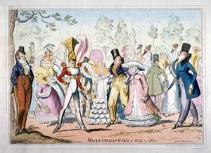 Monstruosités de 1819 et 1820, 1835 - George Cruikshank