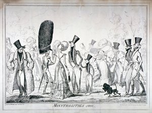 Monstruosités de 1821, 1835 - George Cruikshank