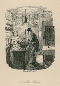 M. John Dounce, personnage de Sketches by Boz (Charles Dickens) - George Cruikshank