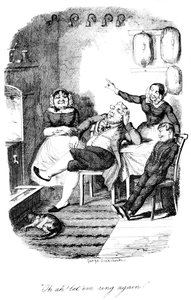 Oh ah! laissez-les sonner encore!, c1840s - George Cruikshank