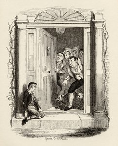 Oliver Twist à la porte de Mme Maylie, de 