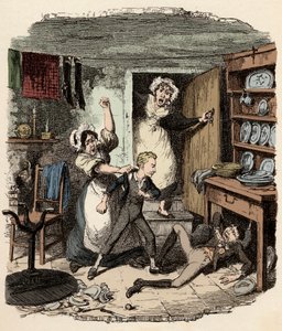 Oliver prend courage - Illustration pour "Oliver Twist" (Les Aventures d