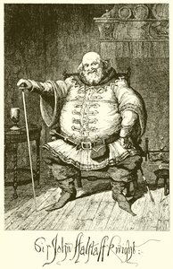 Sir John Falstaff - George Cruikshank