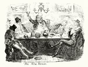 La Taverne (gravure) - George Cruikshank