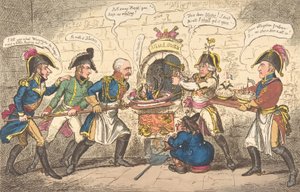 Les boulangers alliés ou le crapaud corse dans le trou, 1er avril 1814 - George Cruikshank