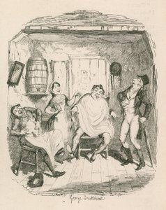 Le Salon de Coiffure - George Cruikshank