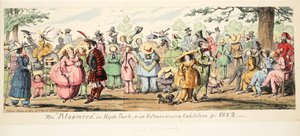 Les Bloomers à Hyde Park ou une exposition extraordinaire pour 1852, pub. 1852 - George Cruikshank