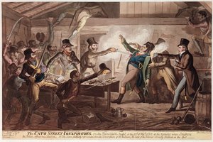 Les Conspirateurs de Cato Street, pub. par G. Humphrey, 9 mars 1820