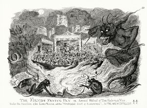 La Poêle à Frire du Diable, ou Festival Annuel de la Bouffonnerie et du Vice sous la Sanction du Lord Maire et de la Vénérable Cour des Échevins ! À l