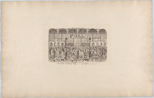 Le premier jour du shilling - Entrée - George Cruikshank