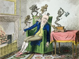 Le mal de tête - George Cruikshank
