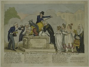 La Bombe du Régent, 1816 - George Cruikshank
