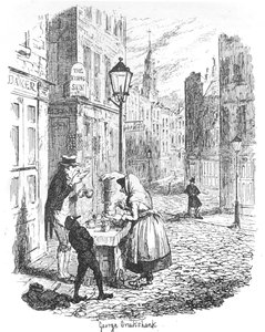 Les rues - Matin - George Cruikshank
