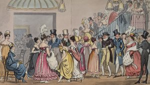 Tom et Jerry dans le salon de Covent Garden, de Life in London par Pierce Egan, 1821 - George Cruikshank