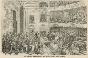 Réunion des abstinents totaux au théâtre de Sadler