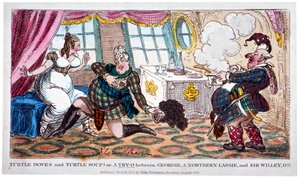 Tourterelles et soupe de tortue !!, 1822