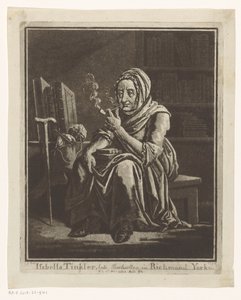 Portrait de la libraire Isabella Tinkler de Richmond à l