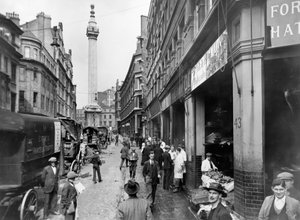 Monument Street et Monument, City of London - George Davison Reid