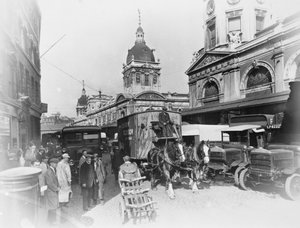 Marché de Smithfield, Londres, vers 1920-1930 - George Davison Reid