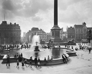 Trafalgar Square, Cité de Westminster, Londres - George Davison Reid
