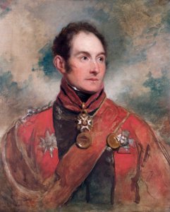 Portrait du lieutenant-général Sir Edward Barnes, soldat britannique - George Dawe