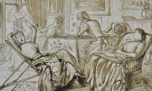 Ennui, vers 1880-90 - George du Maurier