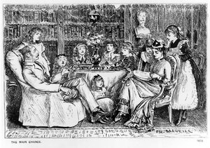 La Chance Principale, illustration de Punch, 1878 - George du Maurier
