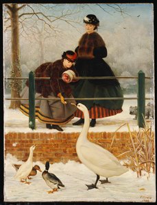 Gelé dehors - George Dunlop Leslie