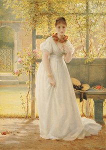 Dans le jardin clos, 1869 - George Dunlop Leslie