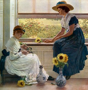 Fleurs de soleil et de lune, 1890, 1912 - George Dunlop Leslie