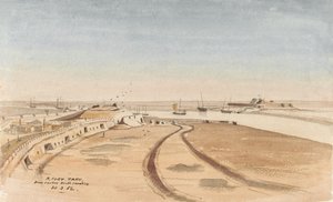 Fort Taku depuis le cavalier sud central, 30.3.62 - George E.L.S. Sanford
