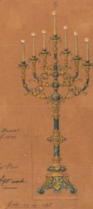 Dessins exécutés pour Jones et Willis, métalliers et fabricants de meubles d