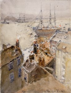 Sur le Tyne, North Shields - George Edward Horton