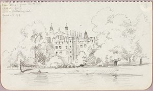 Eton College vu de la rivière - George Elbert Burr