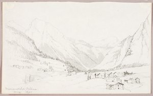 Depuis notre hôtel, Cortina