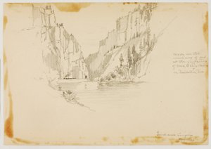 Grand River Canyon/Près de Glenwood Springs - George Elbert Burr