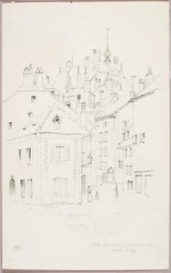 Vieilles maisons, Lausanne - George Elbert Burr