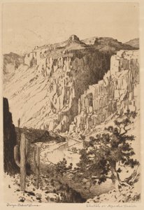 Croquis sur Apache Trail, Arizona