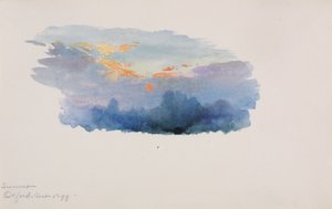 Coucher de soleil, Oxford - George Elbert Burr