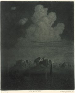 Superstition Mountain, Apache Trail, Arizona, à droite [n° 2] - George Elbert Burr