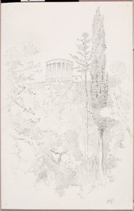 Temple de la Sibylle, Tivoli - George Elbert Burr