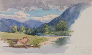 Le Conway, près de Llanrwst, Pays de Galles - George Elbert Burr