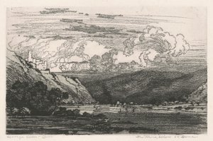 Le Rhin, en dessous de St. Goar - George Elbert Burr