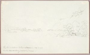 Le Rhin en aval de St. Goarshausen - George Elbert Burr