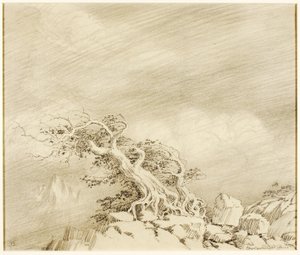 Sans titre (dessin de transfert pour Storm near Timberline)