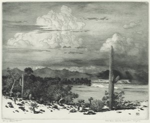 Rivière Verde, Réserve Apache, Arizona - George Elbert Burr
