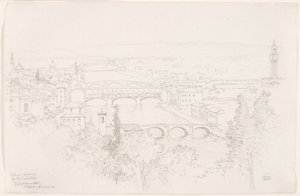 Vue de S. Miniato, Florence - George Elbert Burr